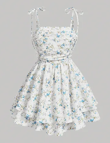 Rochie scurta SHEIN, alb