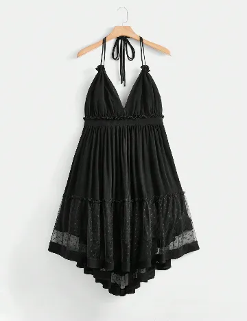 Rochie scurta SHEIN CURVE, negru