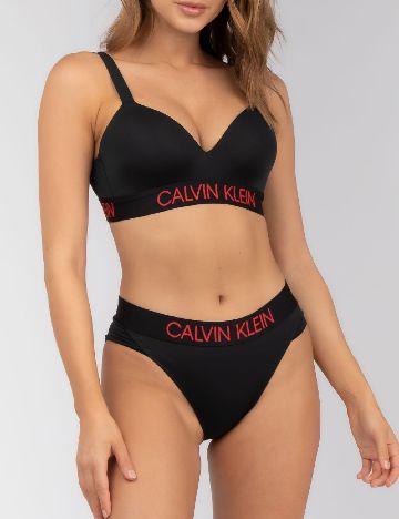 Sutien de baie Calvin Klein, negru