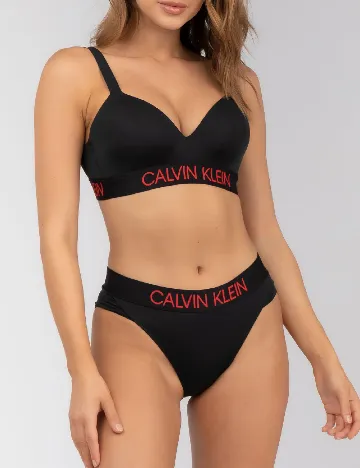 Sutien de baie Calvin Klein, negru