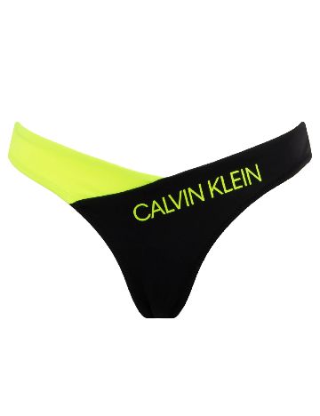 Chilot de  baie Calvin Klein, verde/negru