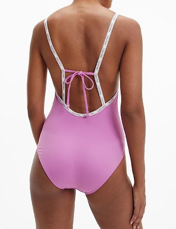 Costum de baie Calvin Klein, lila