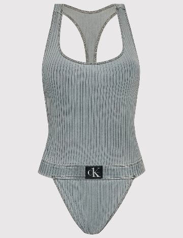 Costum de baie Calvin Klein, gri