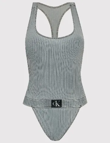 Costum de baie Calvin Klein, gri