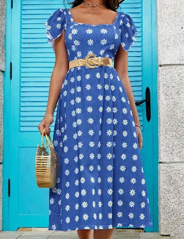 Rochie medie SHEIN, albastru