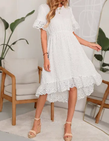 Rochie scurta SHEIN, alb