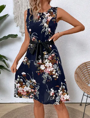Rochie scurta SHEIN, bleumarin