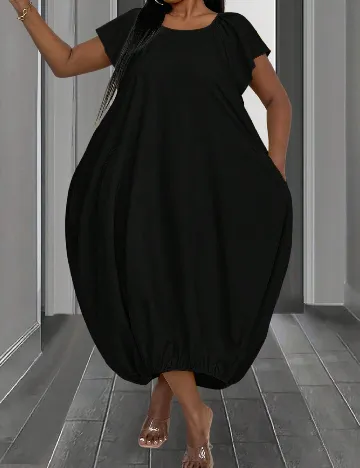 Rochie medie SHEIN CURVE, negru