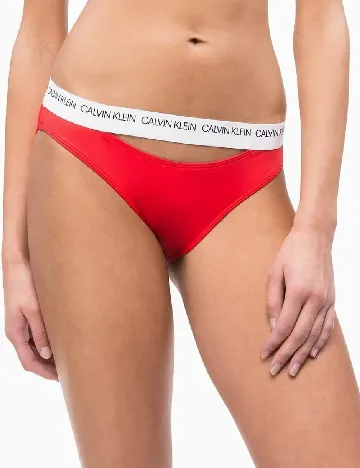 Chilot de baie Calvin Klein, rosu