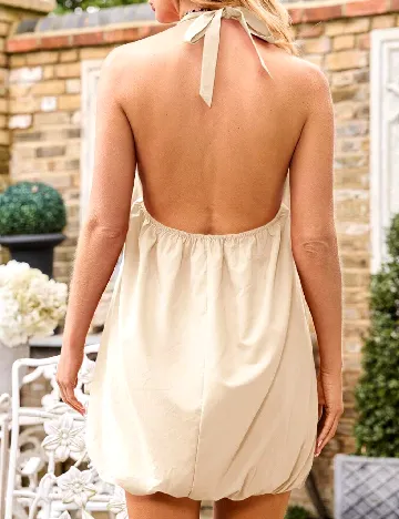 Rochie scurta SHEIN, crem Crem