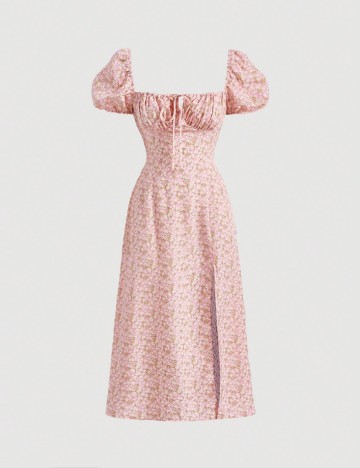 Rochie medie SHEIN CURVE, roz