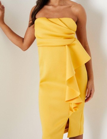 Rochie medie Coast, galben