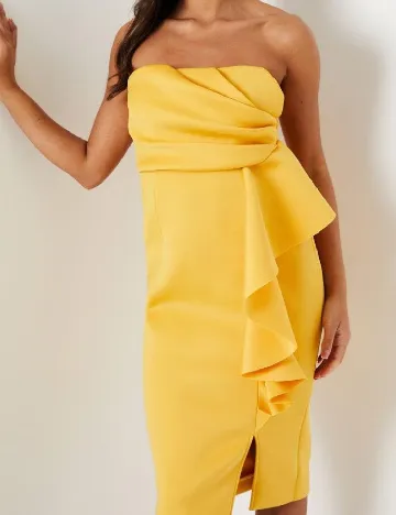 Rochie medie Coast, galben