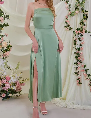 Rochie lunga SHEIN, verde