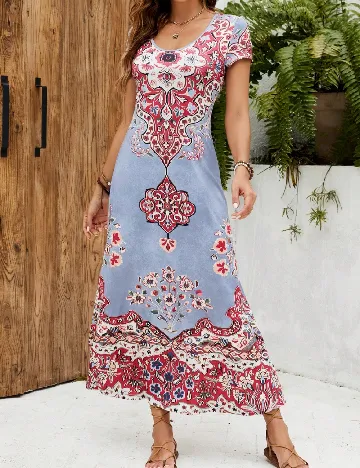 Rochie lunga SHEIN, mix culori