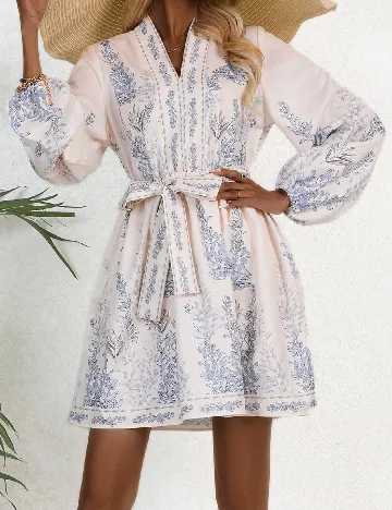 Rochie scurta SHEIN, ecru