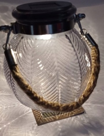 Lampa solara OutletMag, gri