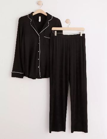 Pijama LINDEX, negru