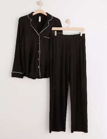Pijama LINDEX, negru