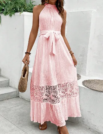 Rochie lunga SHEIN, roz