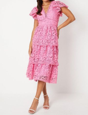 Rochie medie Coast, roz