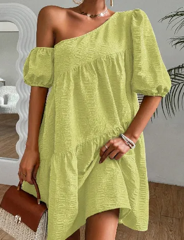 Rochie scurta SHEIN, verde