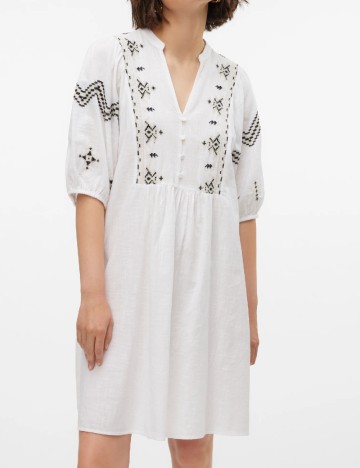 Rochie scurta Vero Moda, alb
