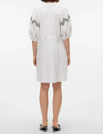 Rochie scurta Vero Moda, alb