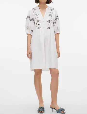 Rochie scurta Vero Moda, alb