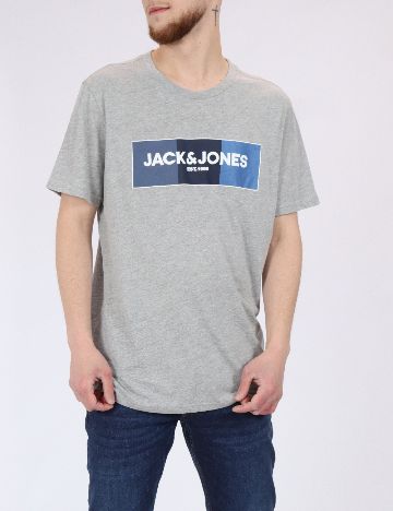 Tricou Jack&Jones, gri