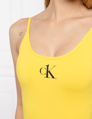 Costum de baie Calvin Klein, galben