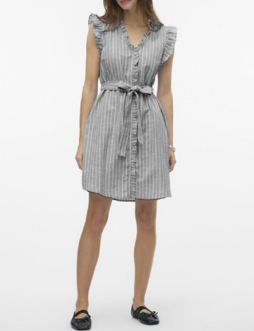 Rochie scurta Vero Moda, gri