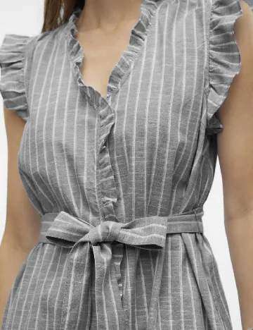 Rochie scurta Vero Moda, gri
