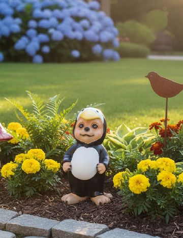 Figurina ornamentala IMPULS, negru