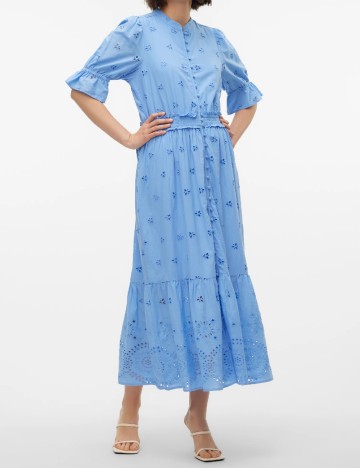 Rochie medie Vero Moda, albastru