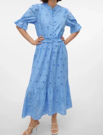 Rochie medie Vero Moda, albastru