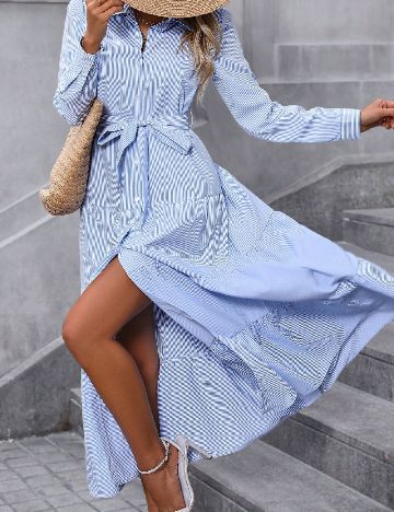 Rochie lunga SHEIN, albastru