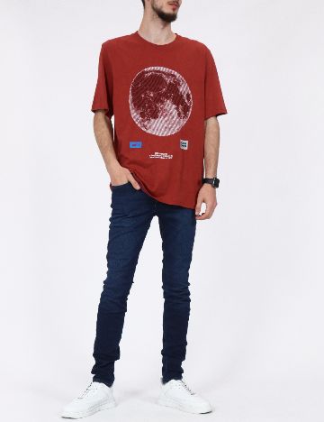 Tricou Jack&Jones, caramiziu