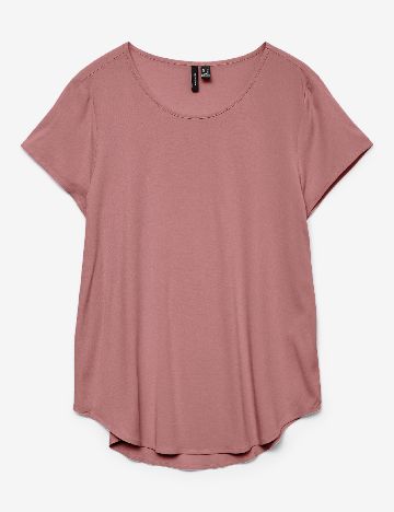 Tricou Vero Moda, roz pudra