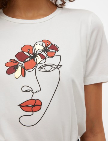 Tricou Vero Moda, alb