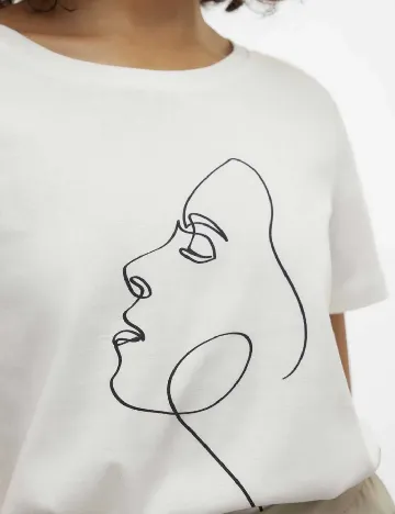 Tricou Vero Moda, alb