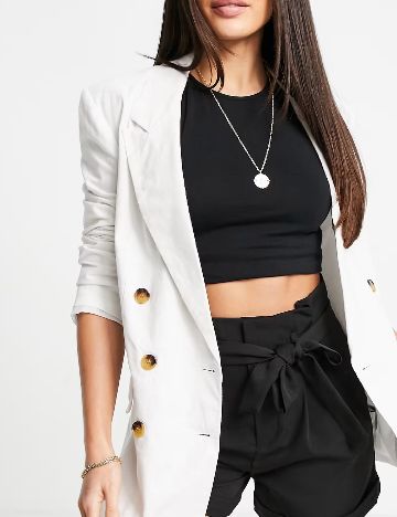 Sacou ASOS, alb