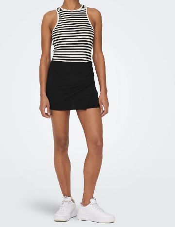 Fusta pantalon Jacqueline de Yong, negru