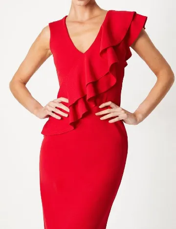 Rochie medie Coast, rosu