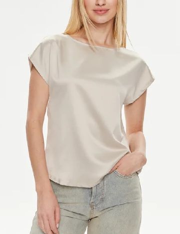 Tricou Vero Moda, crem