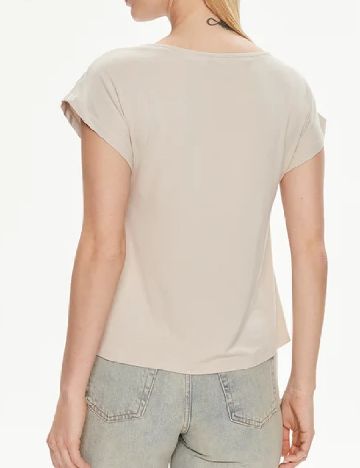 Tricou Vero Moda, crem