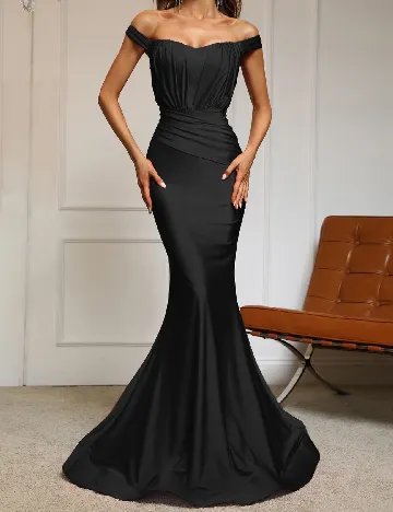 Rochie lunga Faeriesty, negru