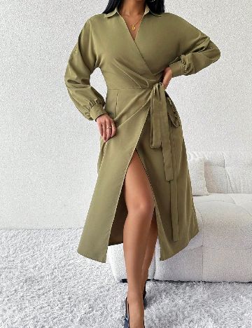 Rochie medie SHEIN, verde