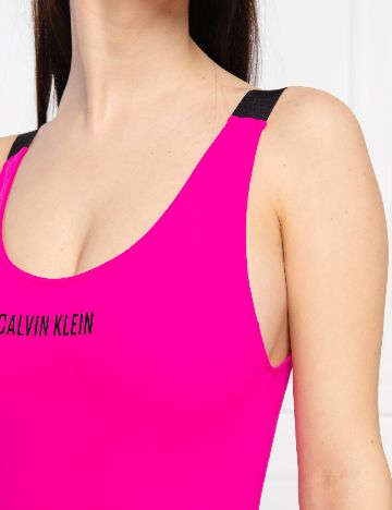 Costum de baie Calvin Klein, roz