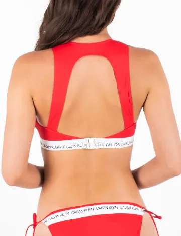 Top de baie Calvin Klein, rosu Rosu